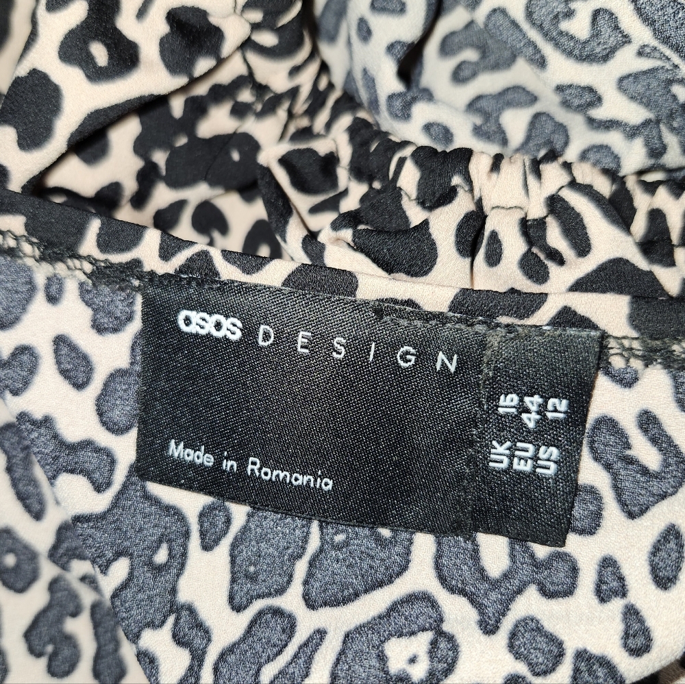 ASOS | Animal Print Long Sleeve Dress - Picture 5 of 5